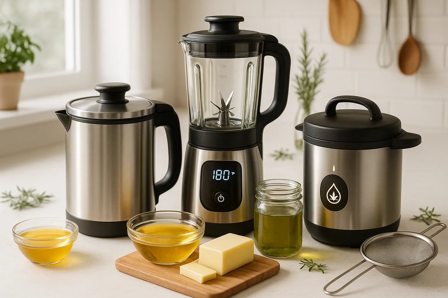 Best cannabutter machines on a kitchen counter