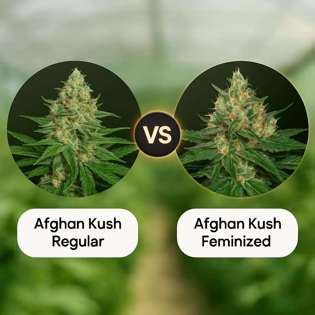 Afghan Kush (World of Seeds) vs Afghan Kush (World of Seeds) cannabis seeds comparison