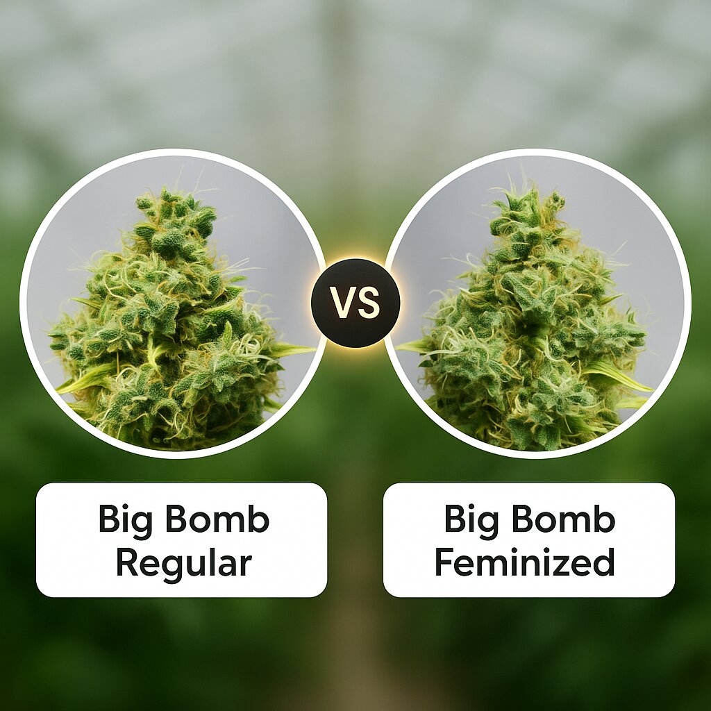Big Bomb (Bomb Seeds) vs Big Bomb (Bomb Seeds) cannabis seeds comparison
