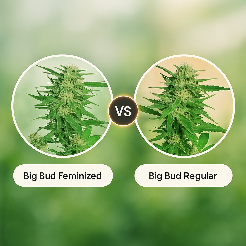 Big Bud (Sensi Seeds) vs Big Bud (Sensi Seeds) cannabis seeds comparison