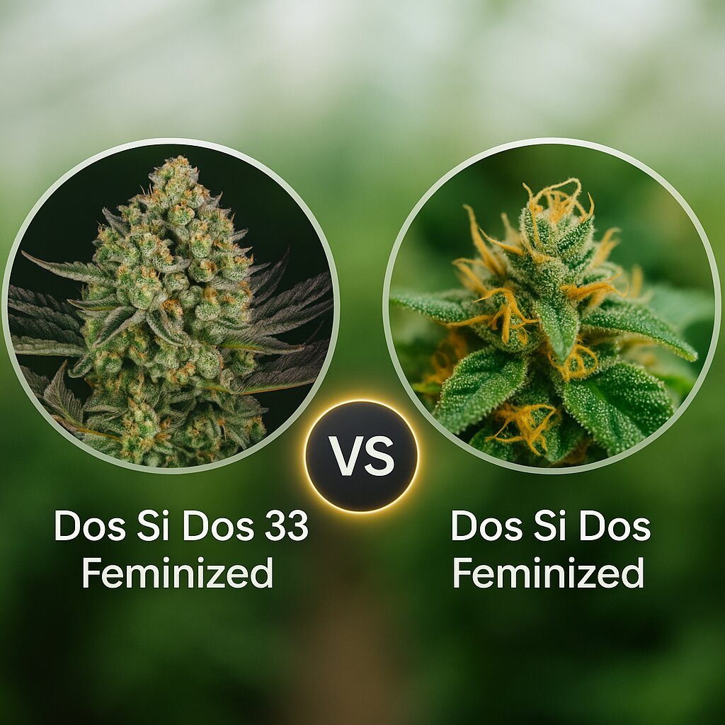 Dos Si Dos 33 (Barneys Farm) vs Dos Si Dos (Tyrol Seeds) cannabis seeds comparison