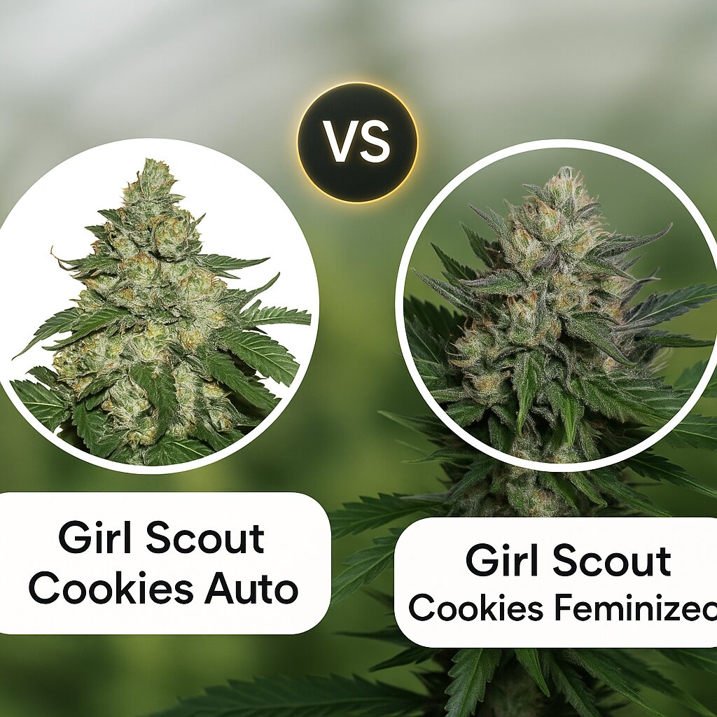 Girl Scout Cookies Auto (Seed Stockers) vs Girl Scout Cookies (Bighead Seeds) cannabis seeds comparison