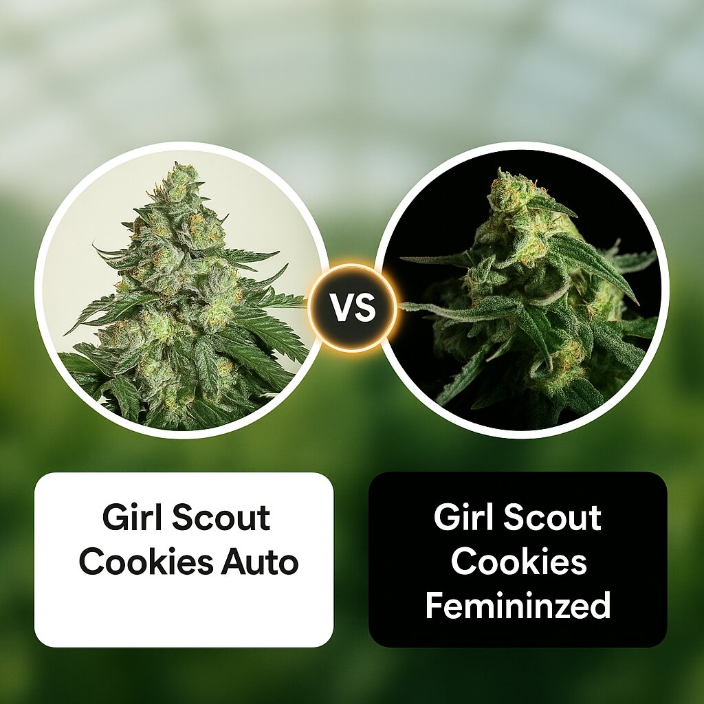 Girl Scout Cookies Auto (Seed Stockers) vs Girl Scout Cookies (Tyrol Seeds) cannabis seeds comparison