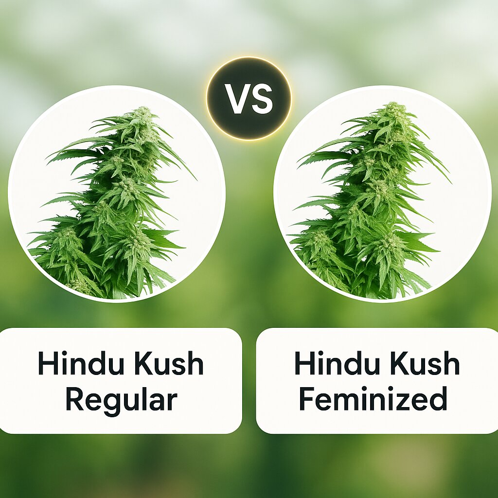 Hindu Kush (Seedsman) vs Hindu Kush (Sensi Seeds) cannabis seeds comparison