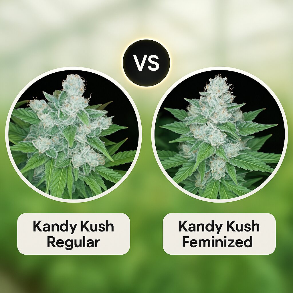 Kandy Kush (Reserva Privada) vs Kandy Kush (Reserva Privada) cannabis seeds comparison