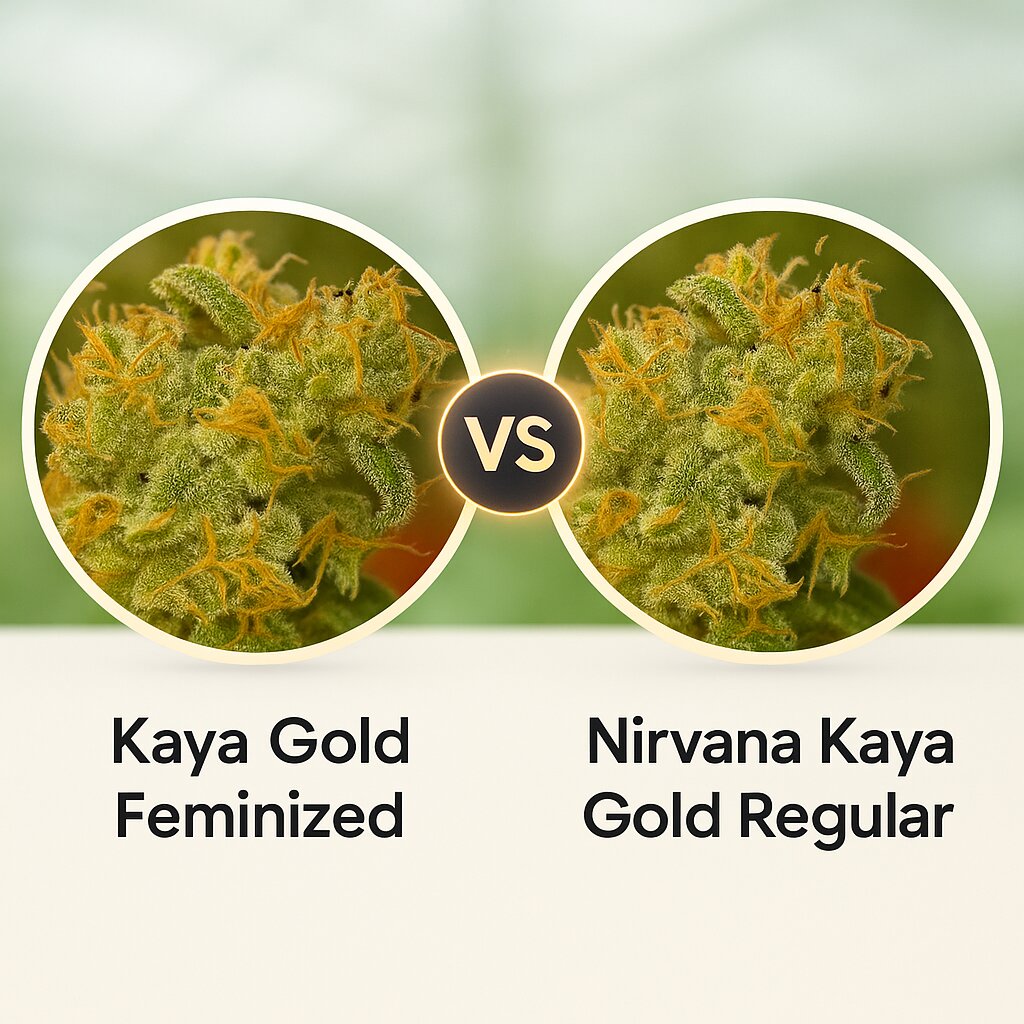 Kaya Gold (Nirvana Seeds) vs Nirvana Kaya Gold (Nirvana Seeds) cannabis seeds comparison