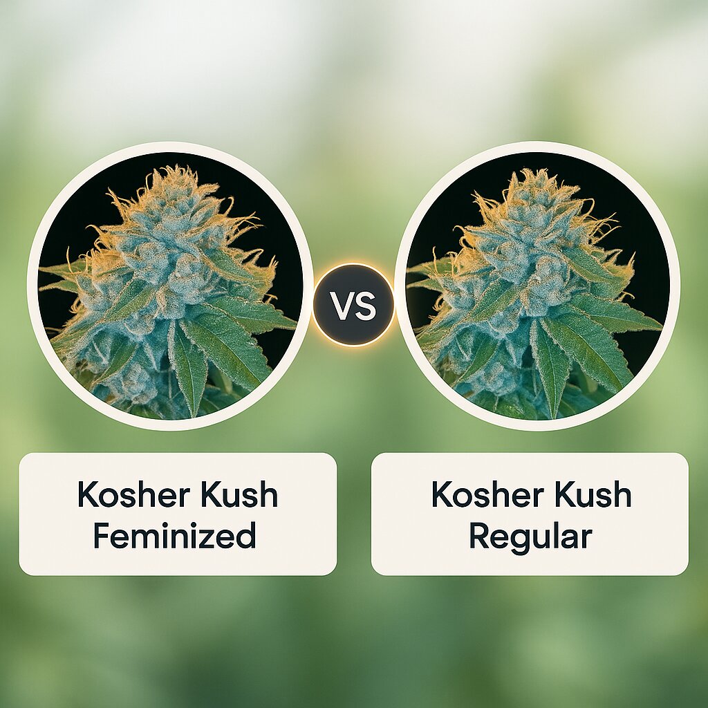 Kosher Kush (Reserva Privada) vs Kosher Kush (Reserva Privada) cannabis seeds comparison
