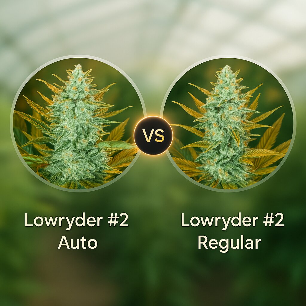 Lowryder #2  (Joint Doctor) vs Lowryder #2 (Joint Doctor) cannabis seeds comparison