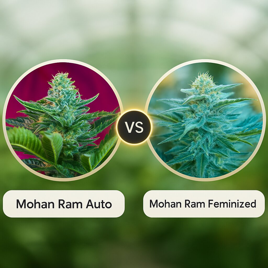 Mohan Ram Auto (Sweet Seeds) vs Mohan Ram (Sweet Seeds) cannabis seeds comparison
