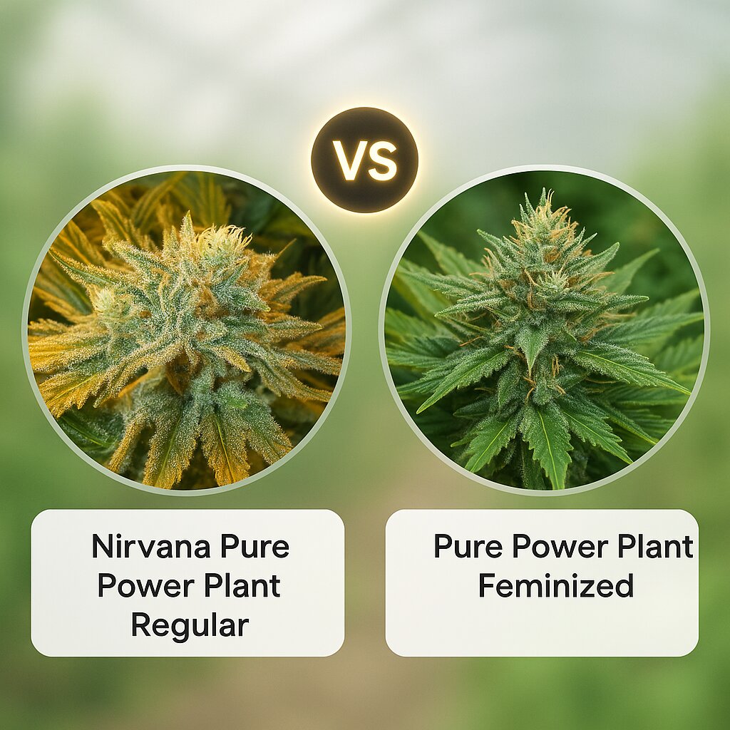 Nirvana Pure Power Plant (Nirvana Seeds) vs Pure Power Plant (Nirvana Seeds) Cannabis seeds comparison