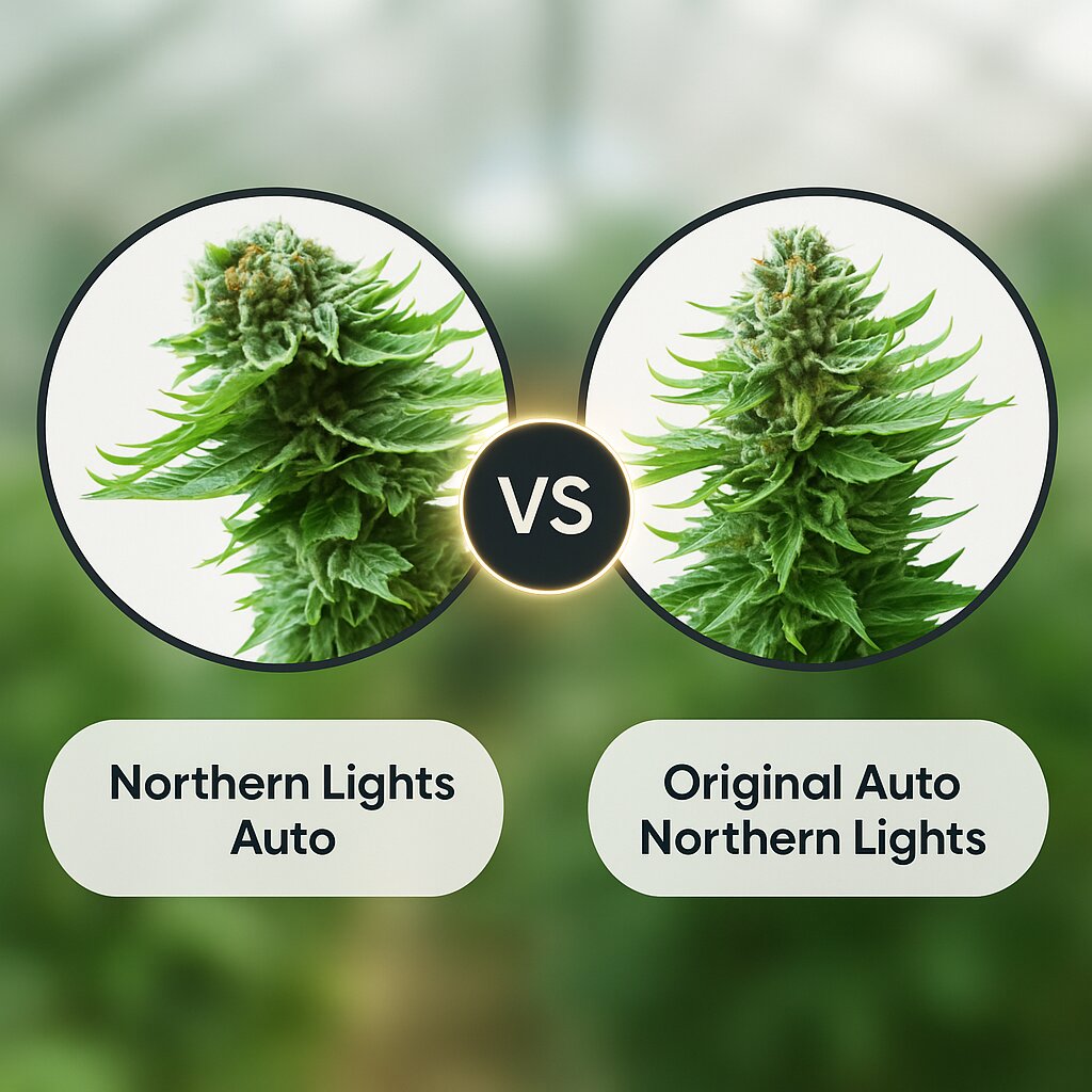Northern Lights Auto (Sensi Seeds) vs Original Auto Northern Lights (FastBuds) cannabis seeds comparison
