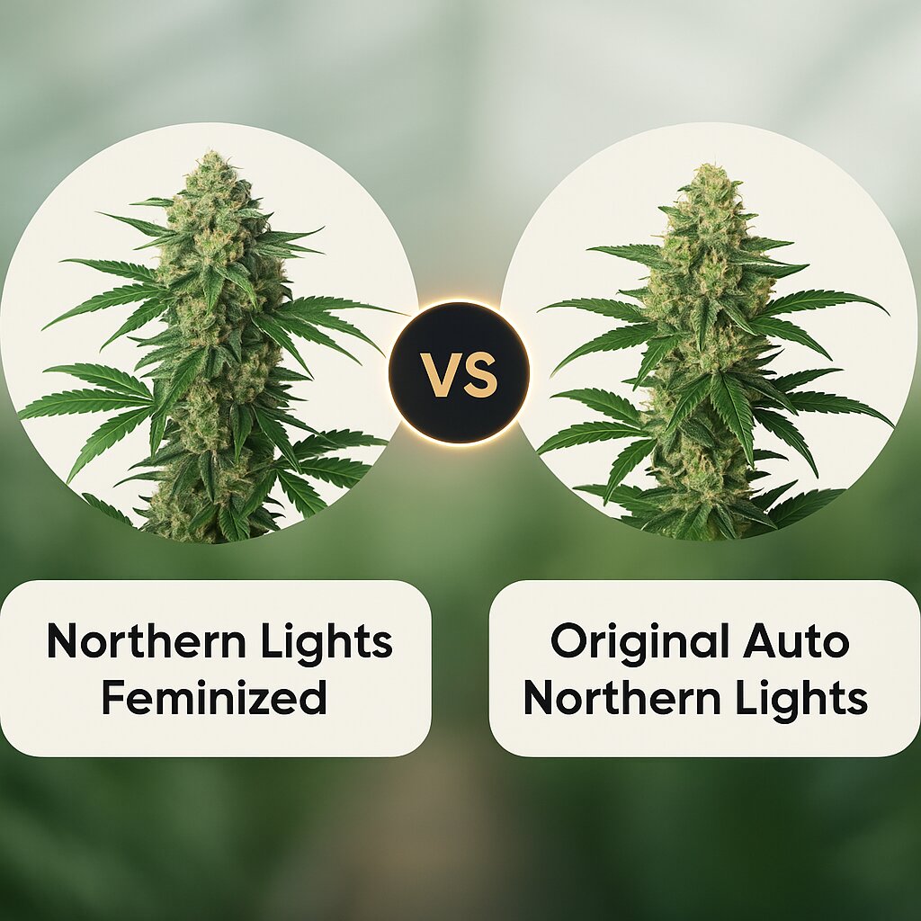 Northern Lights (Sensi Seeds) vs Original Auto Northern Lights (FastBuds) cannabis seeds comparison