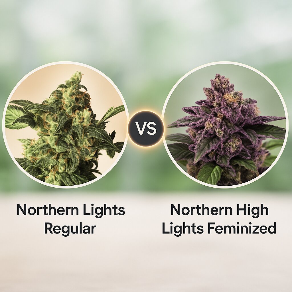Northern Lights (Sensi Seeds) vs Northern High Lights (Advanced Genetics Seeds) cannabis seeds comparison
