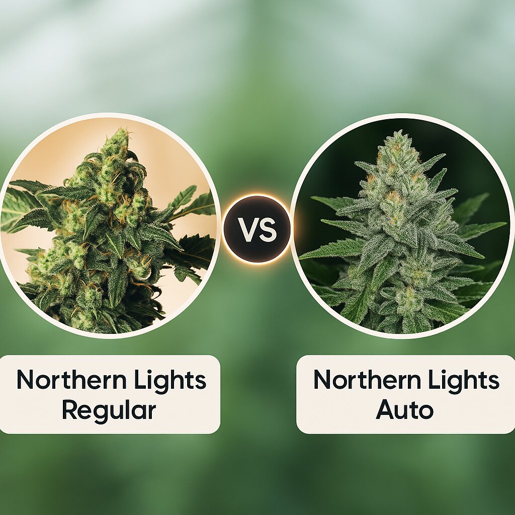 Northern Lights (Sensi Seeds) vs Northern Lights Auto (G13 Labs) cannabis seeds comparison