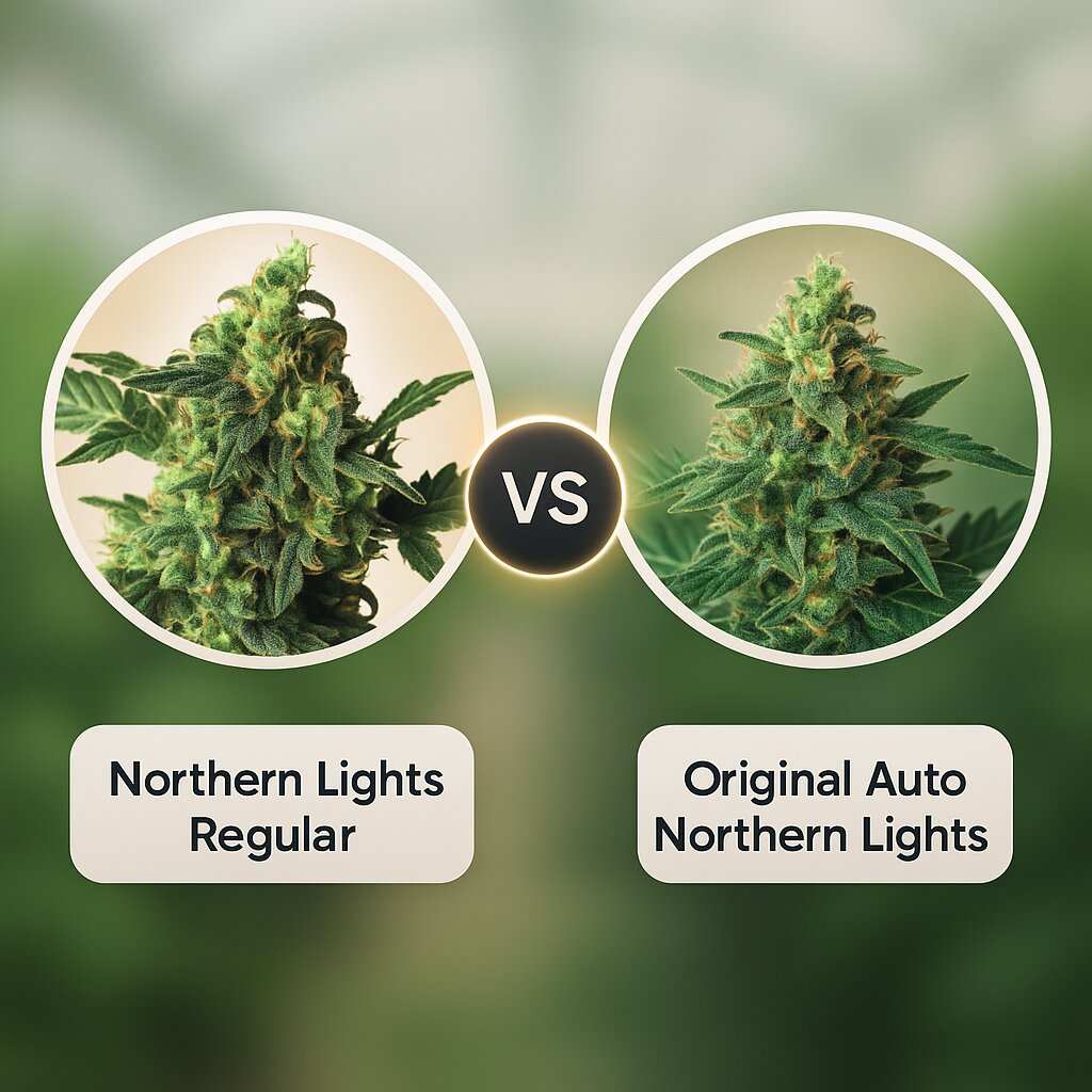 Northern Lights (Sensi Seeds) vs Original Auto Northern Lights (FastBuds) cannabis seeds comparison