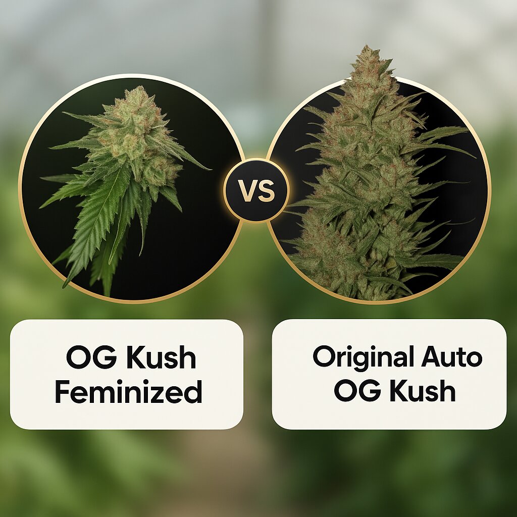 OG Kush (Reserva Privada) vs Original Auto OG Kush (FastBuds) cannabis seeds comparison