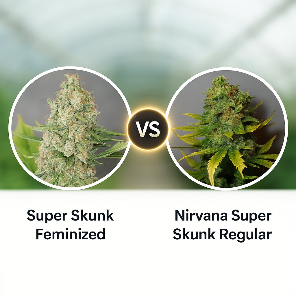 Super Skunk (G13 Labs) vs Nirvana Super Skunk (Nirvana Seeds) cannabis seeds comparison