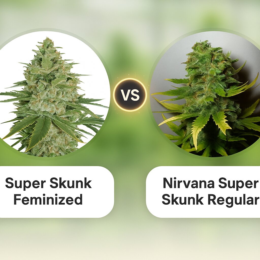 Super Skunk (Seed Stockers) vs Nirvana Super Skunk (Nirvana Seeds) cannabis seeds comparison