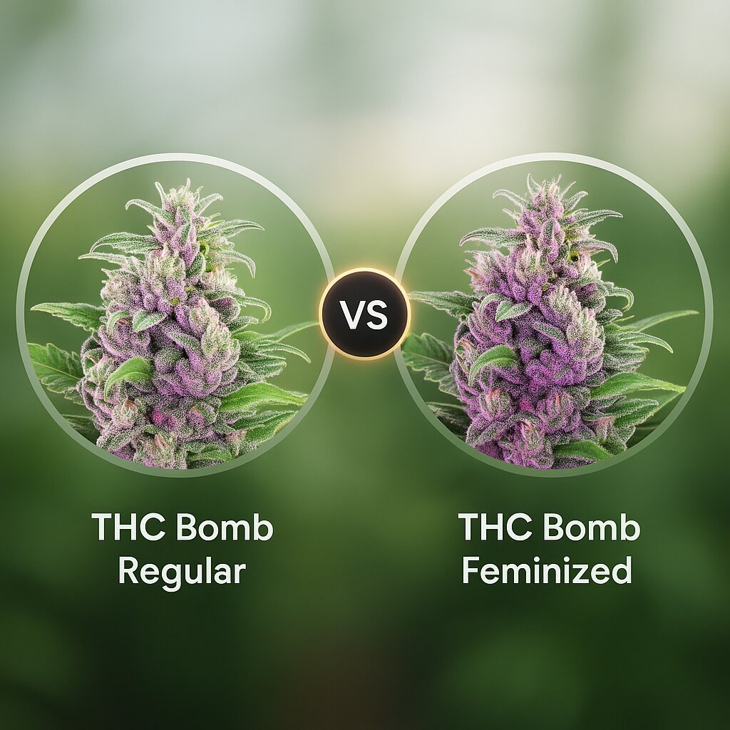 THC Bomb (Bomb Seeds) vs THC Bomb (Bomb Seeds) cannabis seeds comparison